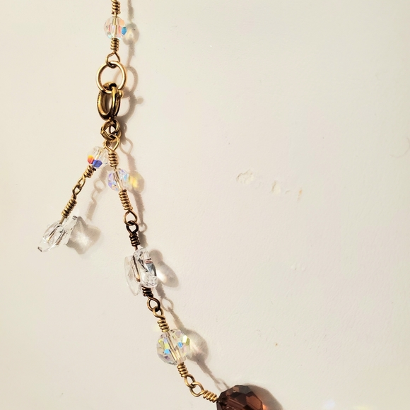 Handmade Swarovski crystal 14KGF necklace - Picture 3 of 3